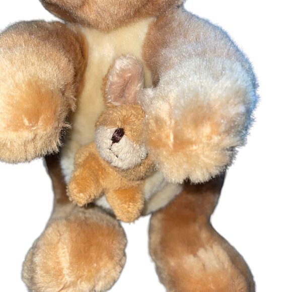 Korimco Kangaroo Baby Joey Plush Stuffed Animal Nursery Cuddly Shower 12” - Picture 6 of 12